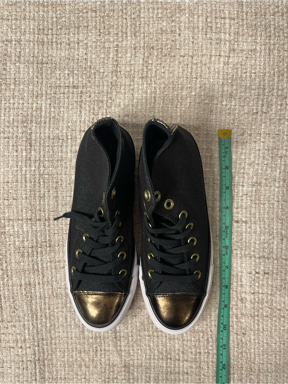 Converse Black and Gold Shoe Box